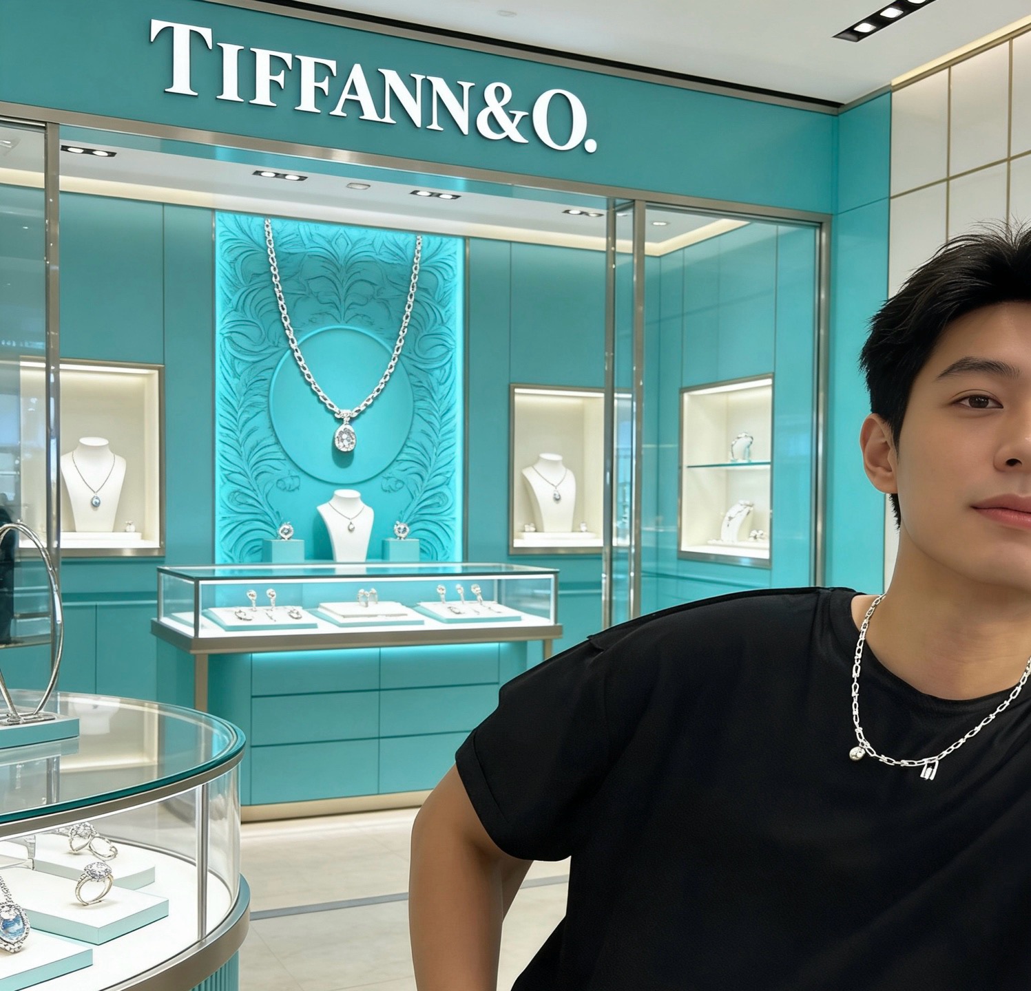 蒂芙尼项链🩵 TIFFNY&CO. 专柜精工银版本   明星同款 复古做旧风 原版复刻 纯手工打造 ～正