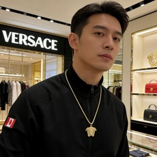 高品质范思哲项链美杜莎头像原单货专柜新款开模复古潮流时尚必备 男女均可佩戴 情侣款同款 摇滚朋克泰银风格 高品质范思哲项链美杜莎头像原单货专柜新款开模复古潮流时尚必备 男女均可佩戴 情侣款同款 摇滚朋克泰银风格