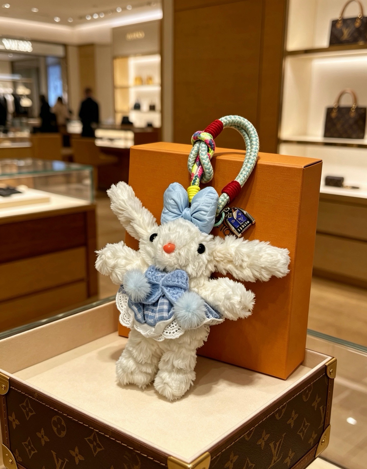 新品发布LV钥匙扣 lv包包扣 最新款包包挂饰档次更高明星同款Anger Forest系列经典款联名设计