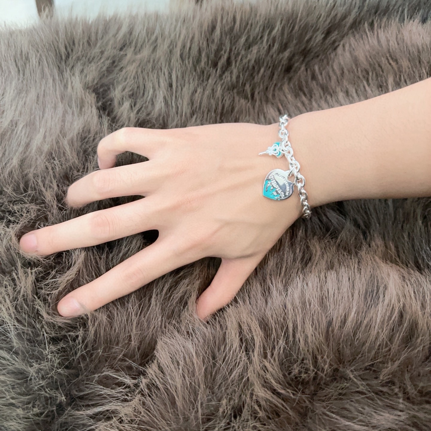正品新款蒂芙尼手链🩵 TIFFNY&CO. 专柜精工版本银风格手链 明星同款 原版复刻 纯手工打造 正品
