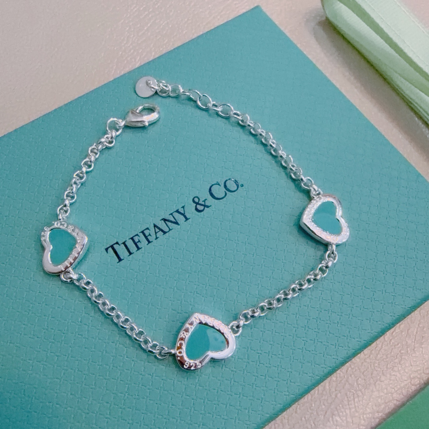 蒂芙尼手链🩵 TIFFNY&CO. 专柜精工银版本手链   明星同款 复古做旧风 原版复刻 纯手工打造 