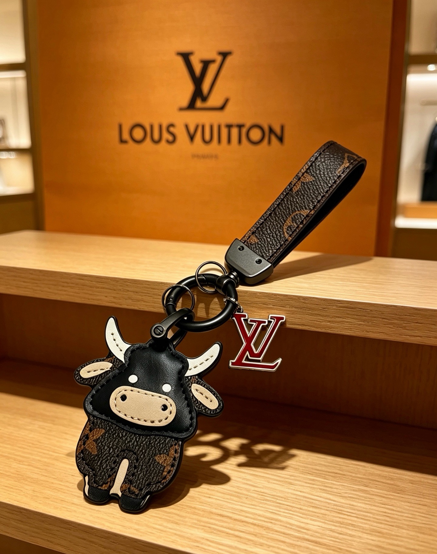 新品发布LV钥匙扣 lv包包扣 最新款包包挂饰档次更高明星同款Anger Forest系列经典款联名设计