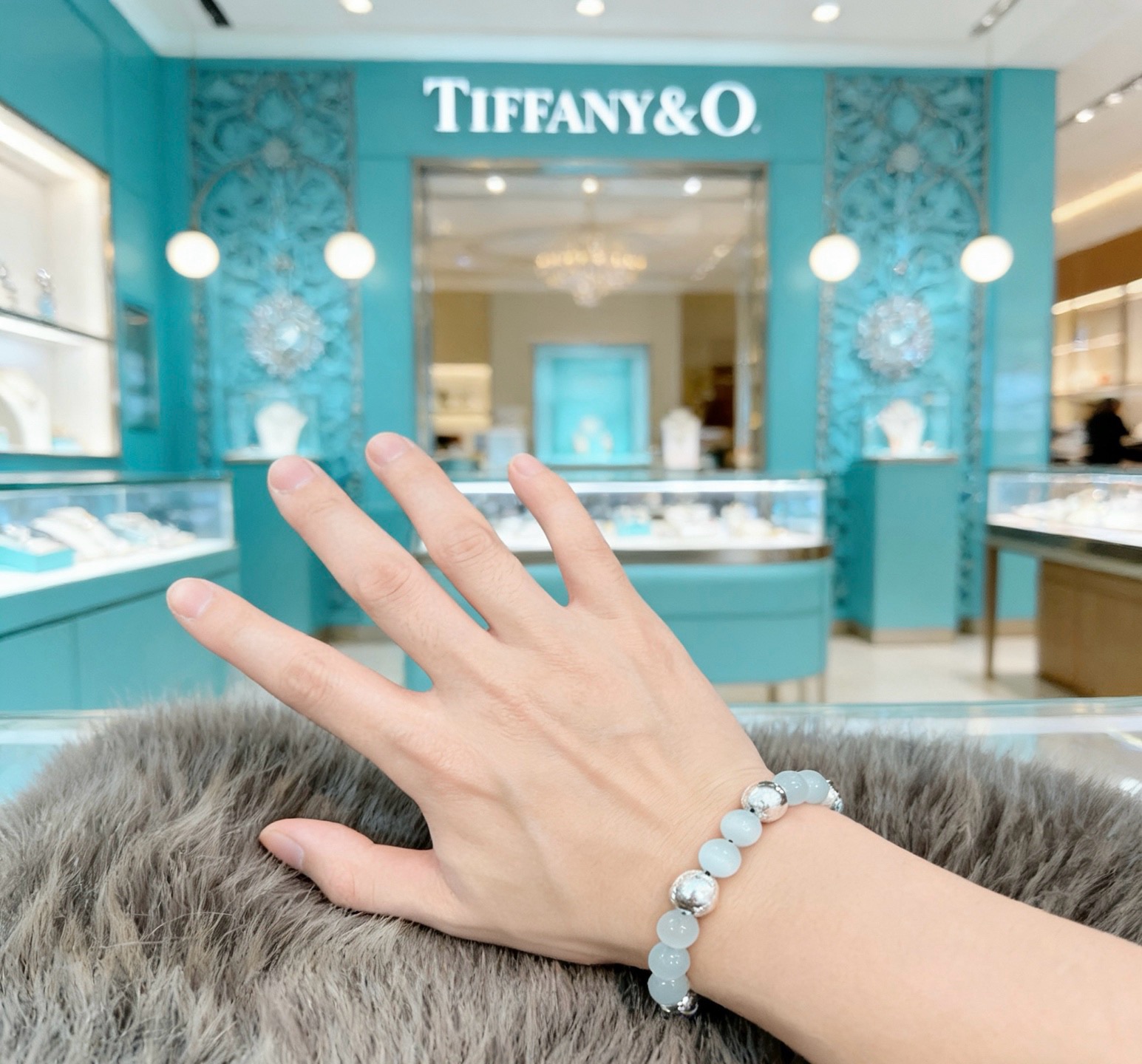 蒂芙尼手链🩵 TIFFNY&CO. 专柜精工版本  多元素玛瑙银风格手链 权志龙明星同款 复古做旧风 原