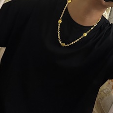 高品质范思哲项链美杜莎头像原单货专柜新款开模复古潮流时尚必备 男女均可佩戴 情侣款同款 摇滚朋克泰银风格 高品质范思哲项链美杜莎头像原单货专柜新款开模复古潮流时尚必备 男女均可佩戴 情侣款同款 摇滚朋克泰银风格