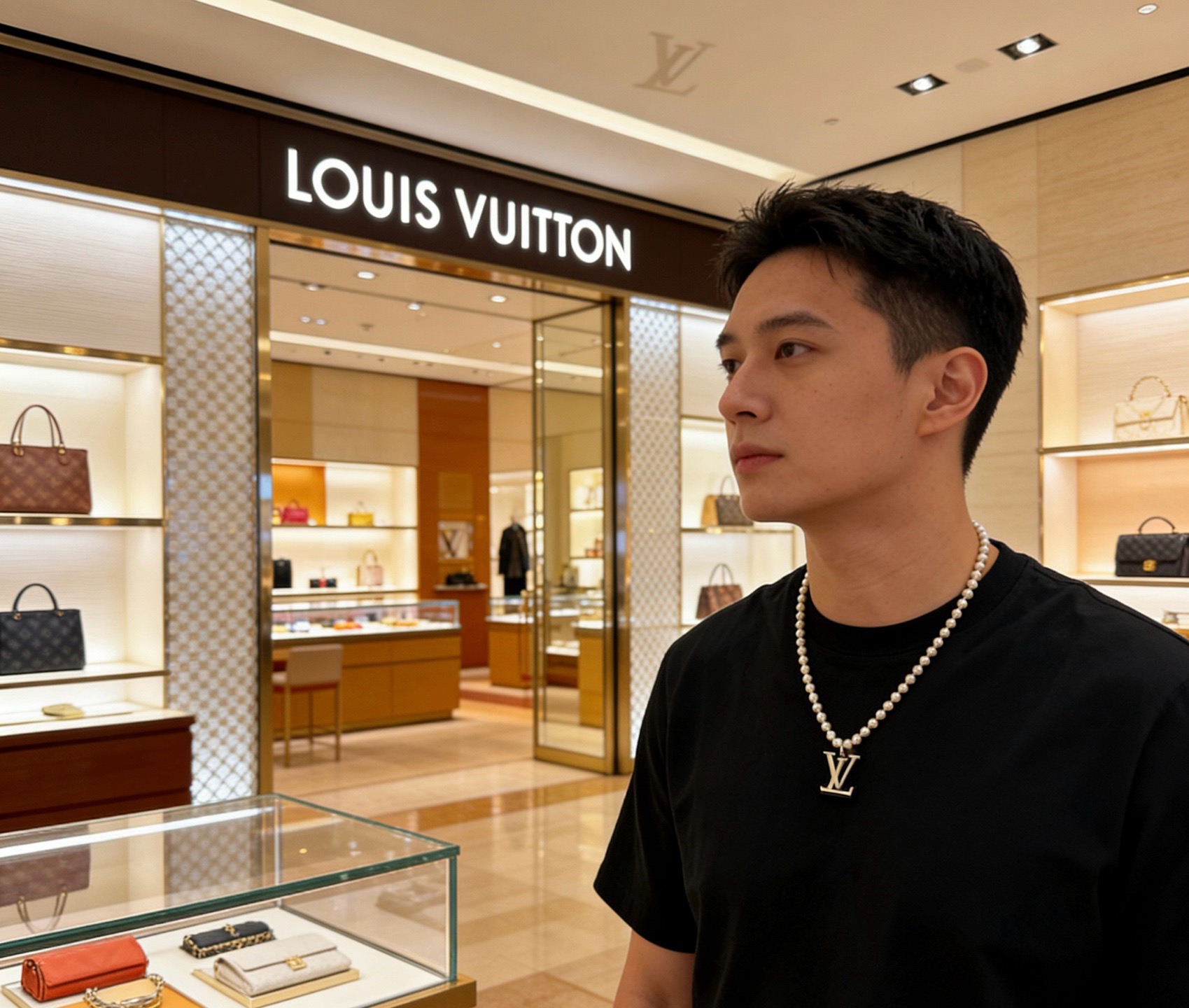 LV路易威登项链🇷🇼原单货🇷🇼专柜新款开模复古潮流时尚必备 男女均可佩戴 情侣款同款 摇滚朋克泰银风格 
