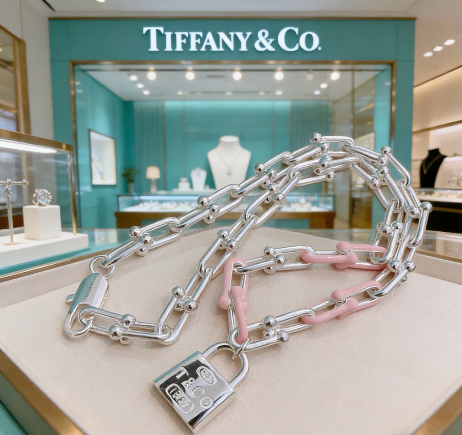 蒂芙尼🩵 TIFFNY&CO. 专柜精工银版本   明星同款 复古做旧风 原版复刻 纯手工打造 ～正品开