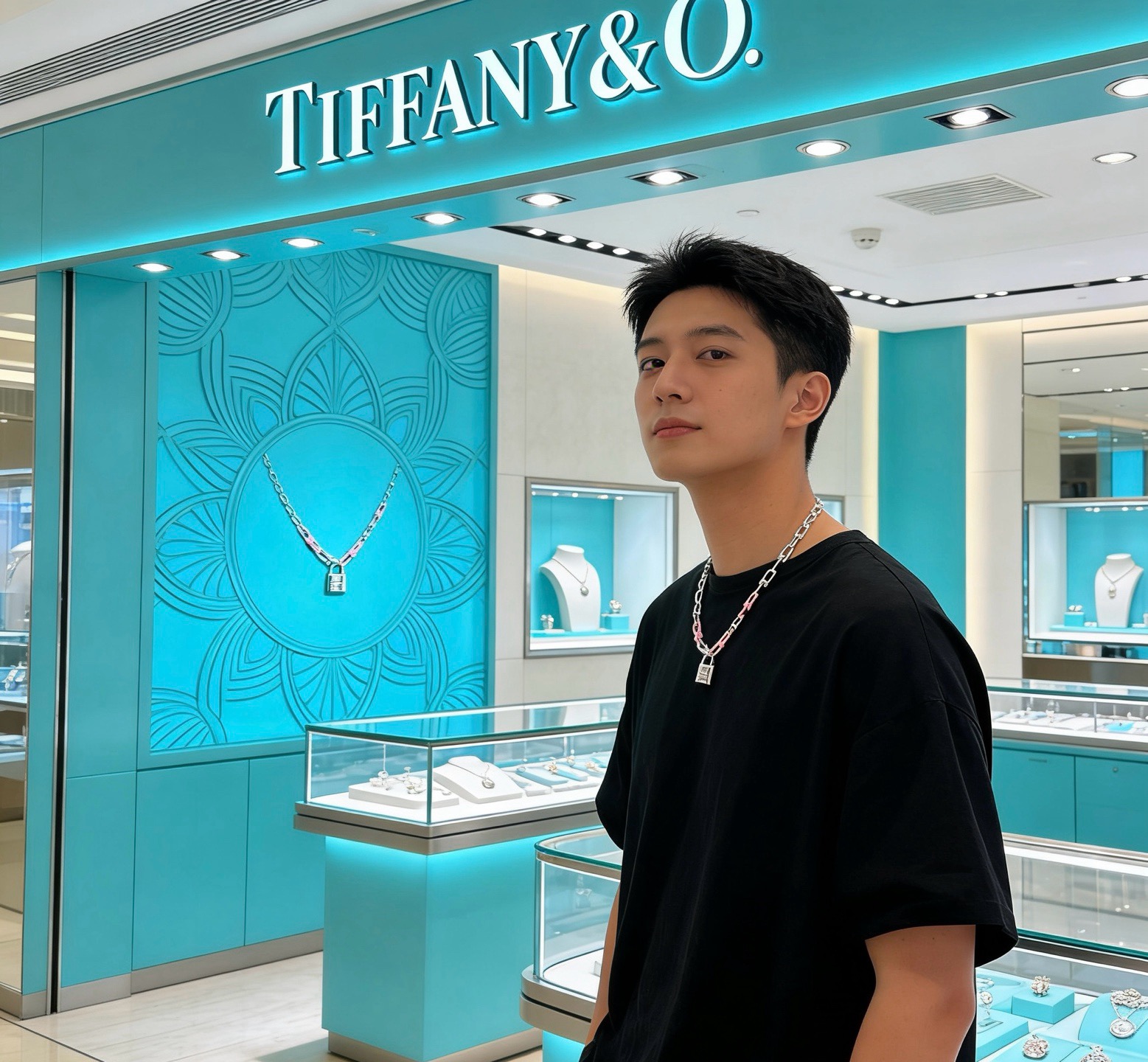 蒂芙尼🩵 TIFFNY&CO. 专柜精工银版本   明星同款 复古做旧风 原版复刻 纯手工打造 ～正品开