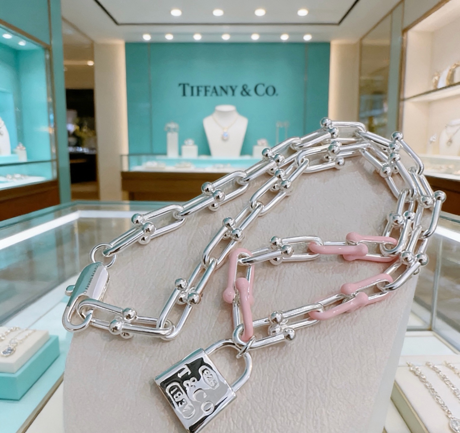 蒂芙尼🩵 TIFFNY&CO. 专柜精工银版本   明星同款 复古做旧风 原版复刻 纯手工打造 ～正品开