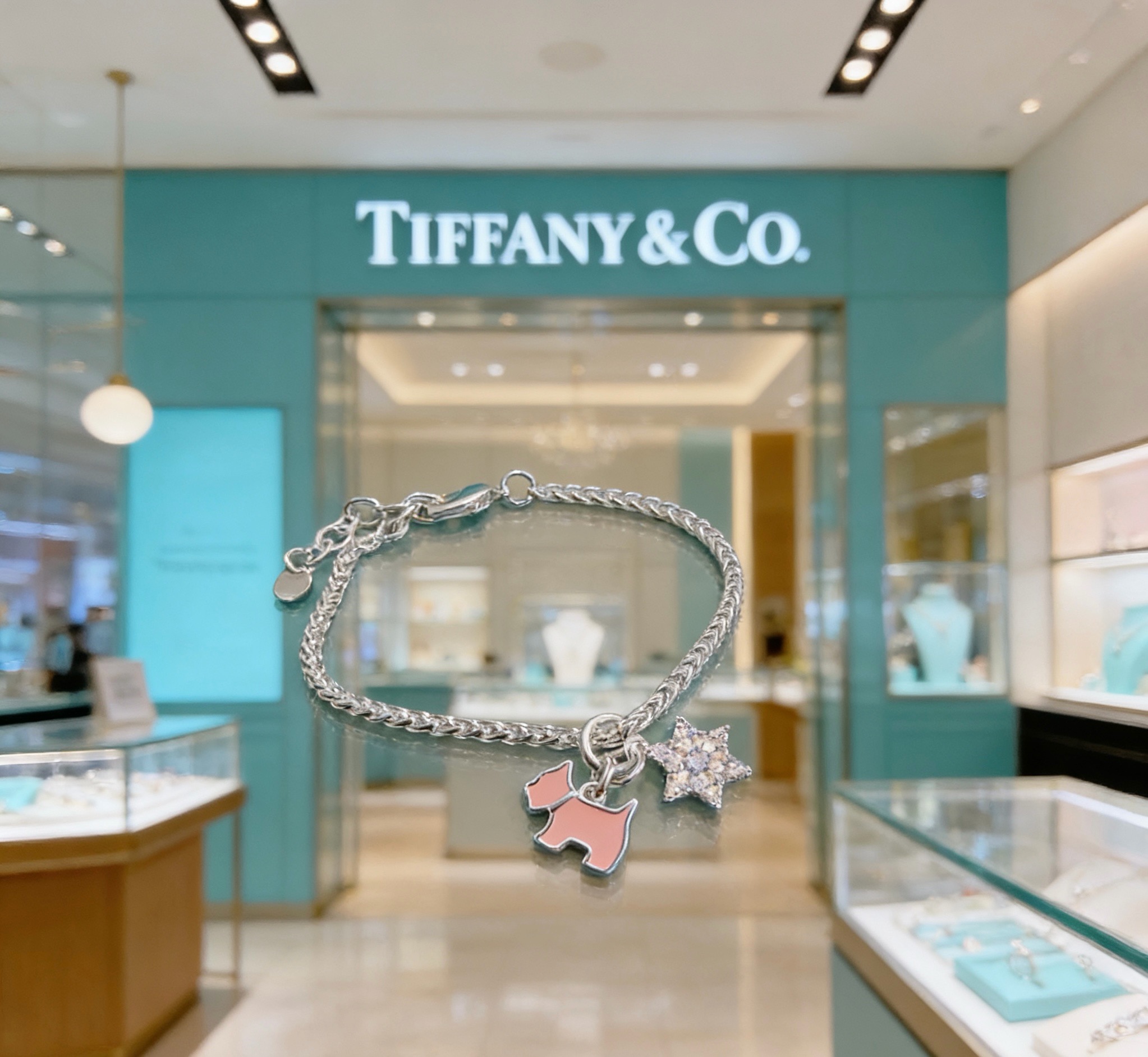 蒂芙尼手链TIFFNY&CO. 专柜精工银版本   明星同款  原版复刻 纯手工打造 ～正品开模💝潮流时