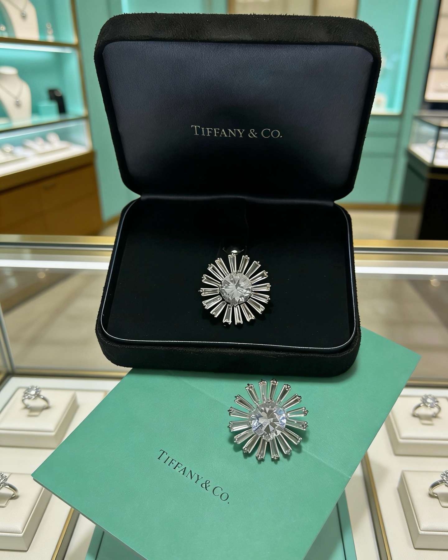 独家订制 ✨Tiff 蒂芙尼耳环纪念款  花絮 马眼 耳钉💘采用高碳钻 💎 顶级亚金材质镶嵌 铂金镶钻设