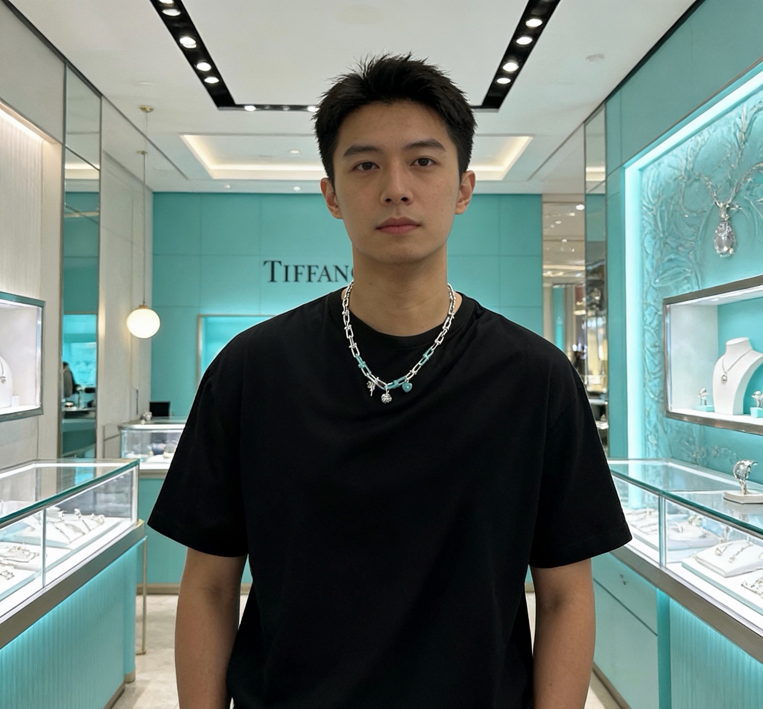 蒂芙尼项链TIFFNY&CO. 专柜精工银版本   明星同款 复古做旧风 原版复刻 纯手工打造 ～正品开
