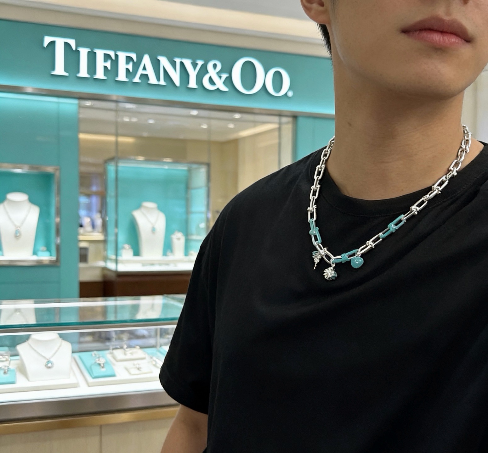 蒂芙尼项链TIFFNY&CO. 专柜精工银版本   明星同款 复古做旧风 原版复刻 纯手工打造 ～正品开