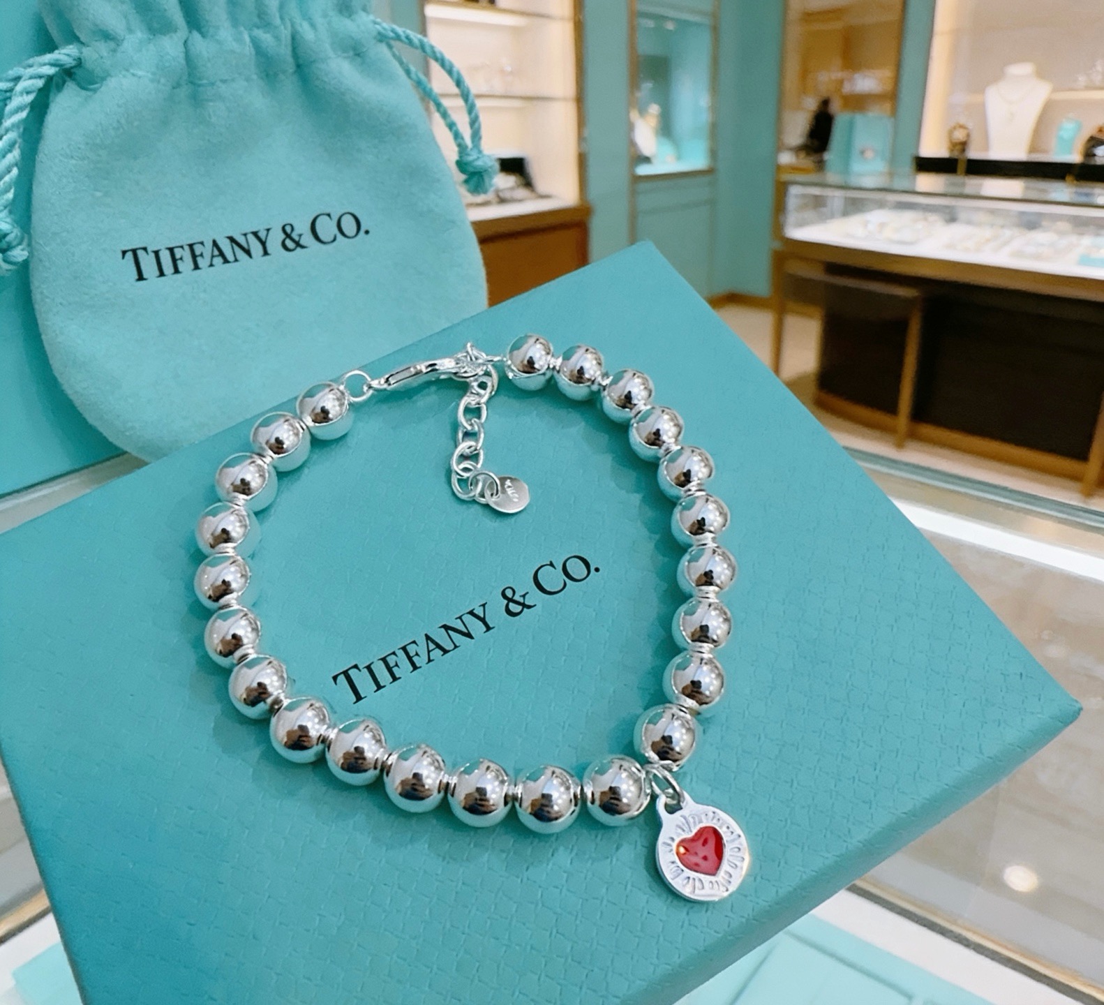 蒂芙尼手链🩵 TIFFNY&CO. 专柜精工银版本手链   明星同款 复古做旧风 原版复刻 纯手工打造 