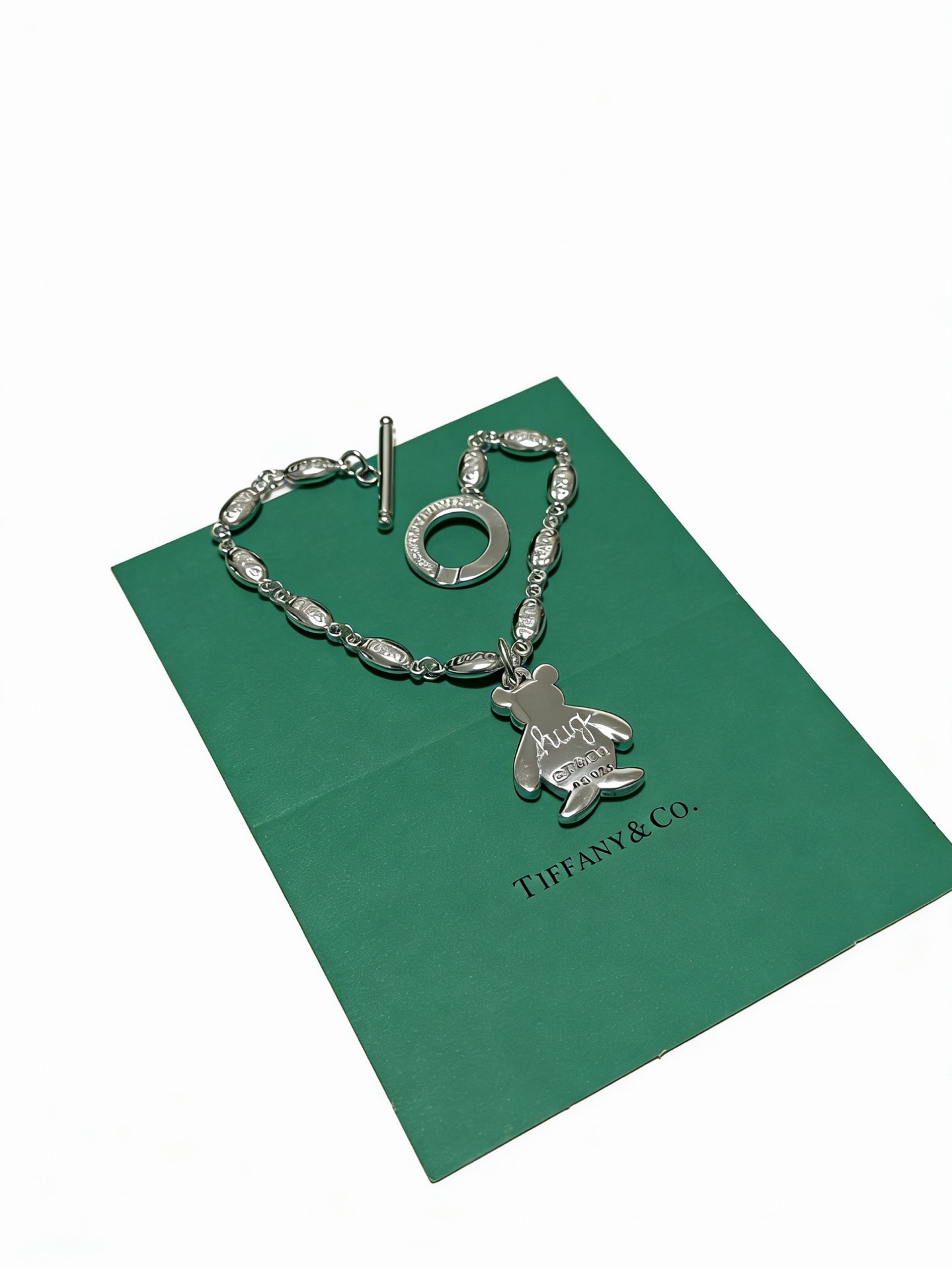 蒂芙尼手链🩵 TIFFNY&CO. 专柜精工银版本   明星同款 复古做旧风 原版复刻 纯手工打造 ～正