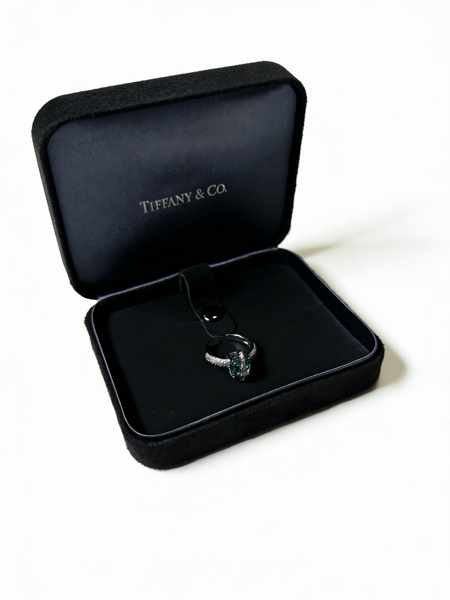💘Tiffany 蒂芙尼戒指 ✨简约大气百搭 潮流单品 全新升级版 开口戒指（可调节）💓V金镀铂金层 原