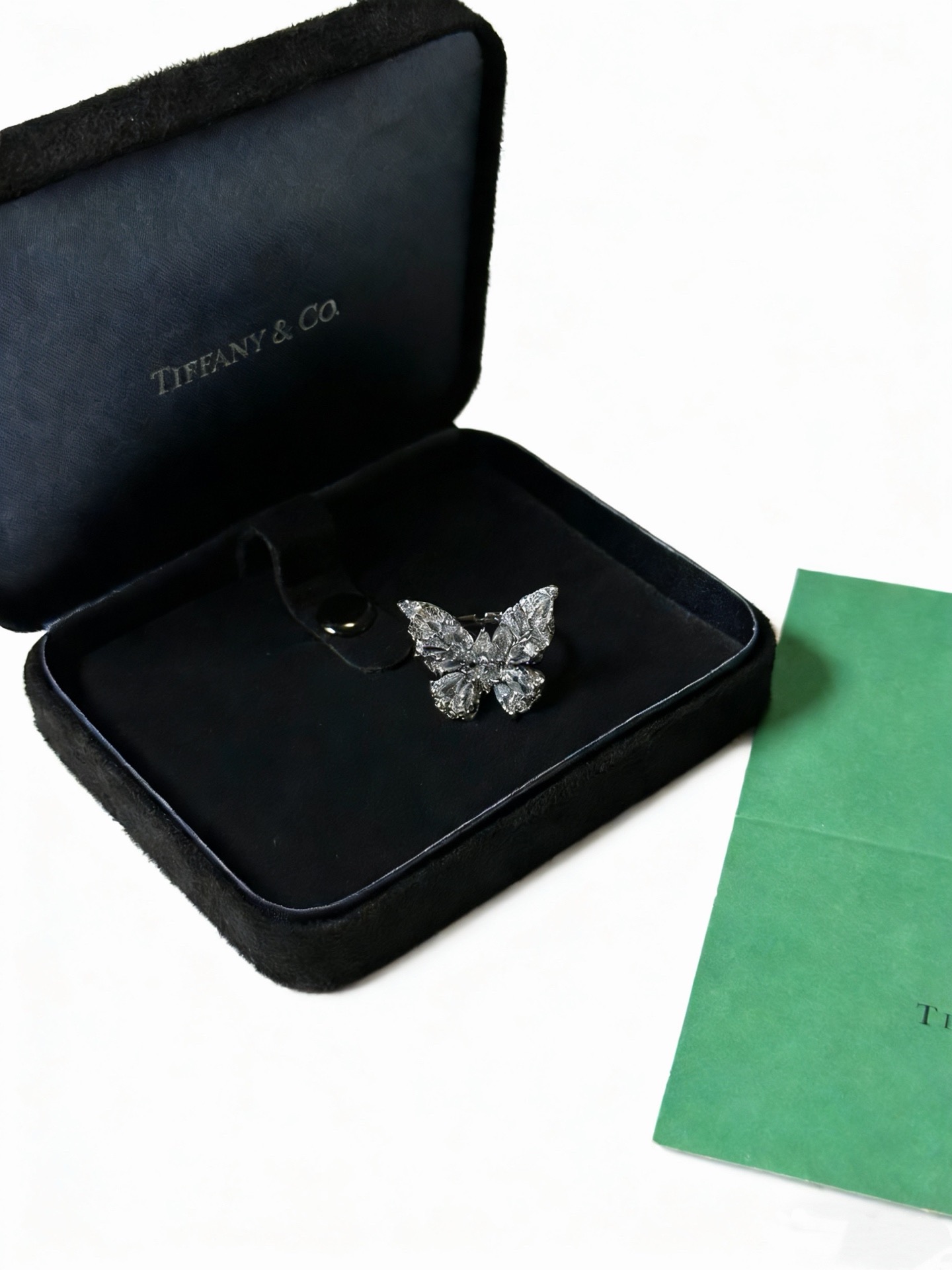 💘Tiffany 蒂芙尼戒指 ✨简约大气百搭 潮流单品 全新升级版 戒指码数（678）💓V金镀铂金层 原