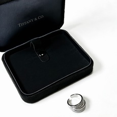 💘Tiffany 蒂芙尼戒指 ✨简约大气百搭 潮流单品 全新升级版 开口戒指(可调节)💓V金镀铂金层 原 💘Tiffany 蒂芙尼戒指 ✨简约大气百搭 潮流单品 全新升级版 开口戒指(可调节)💓V金镀铂金层 原