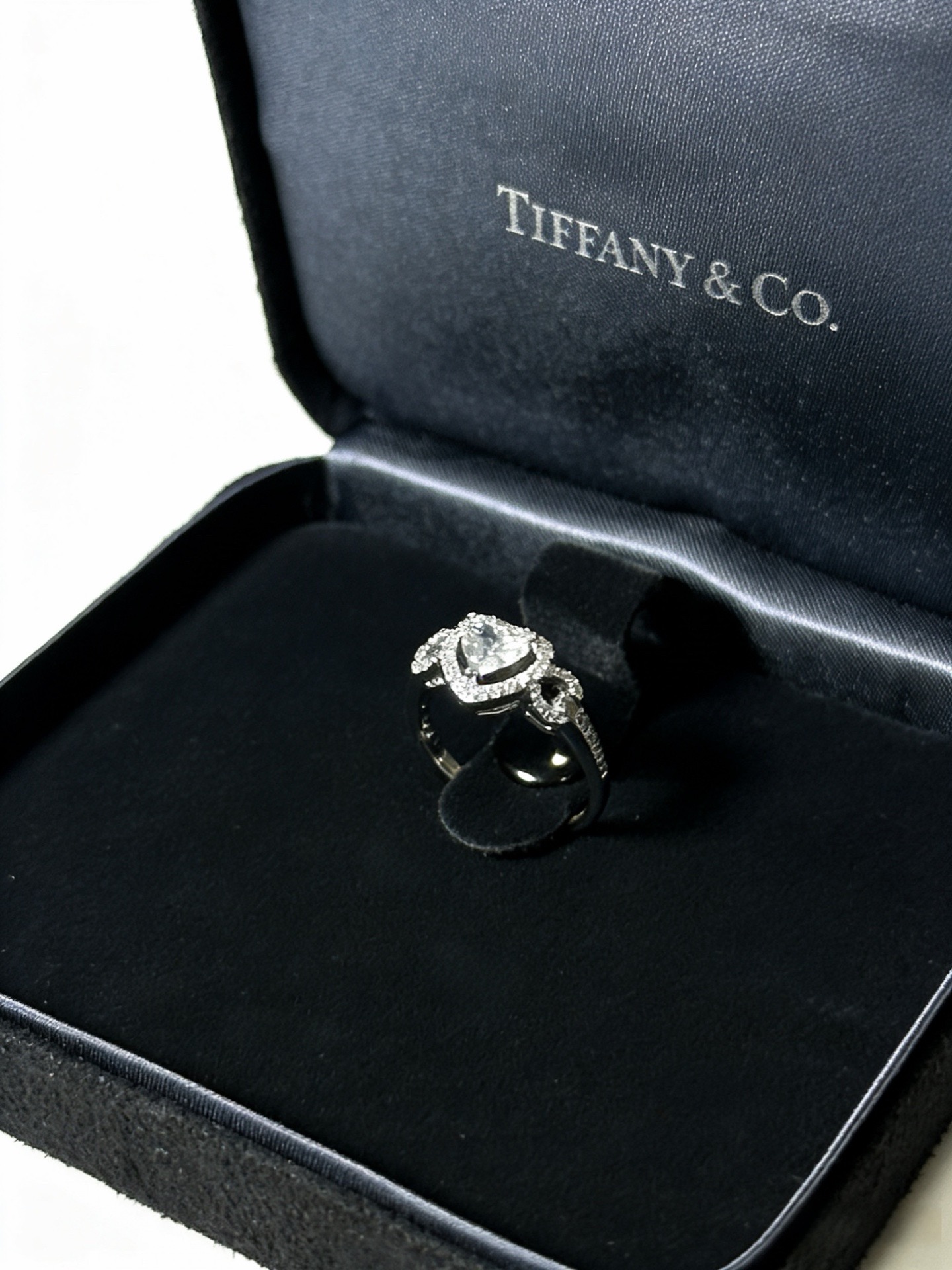 💘Tiffany 蒂芙尼戒指 ✨简约大气百搭 潮流单品 全新升级版 戒指码数（678）💓V金镀铂金层 原