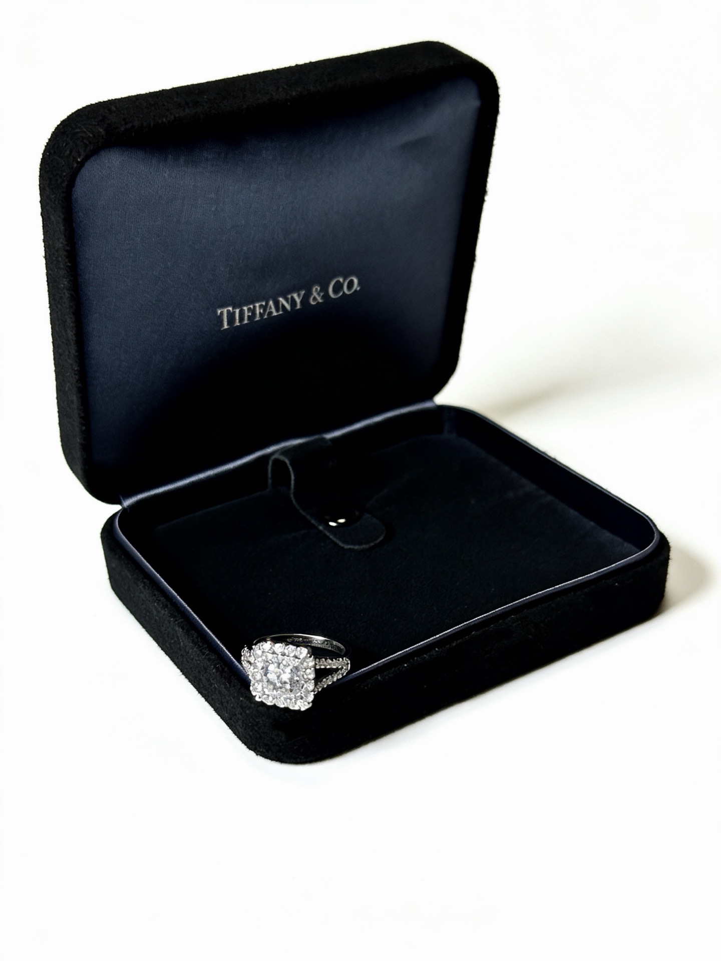 💘Tiffany 蒂芙尼戒指 ✨简约大气百搭 潮流单品 全新升级版 戒指码数（678）💓V金镀铂金层 原