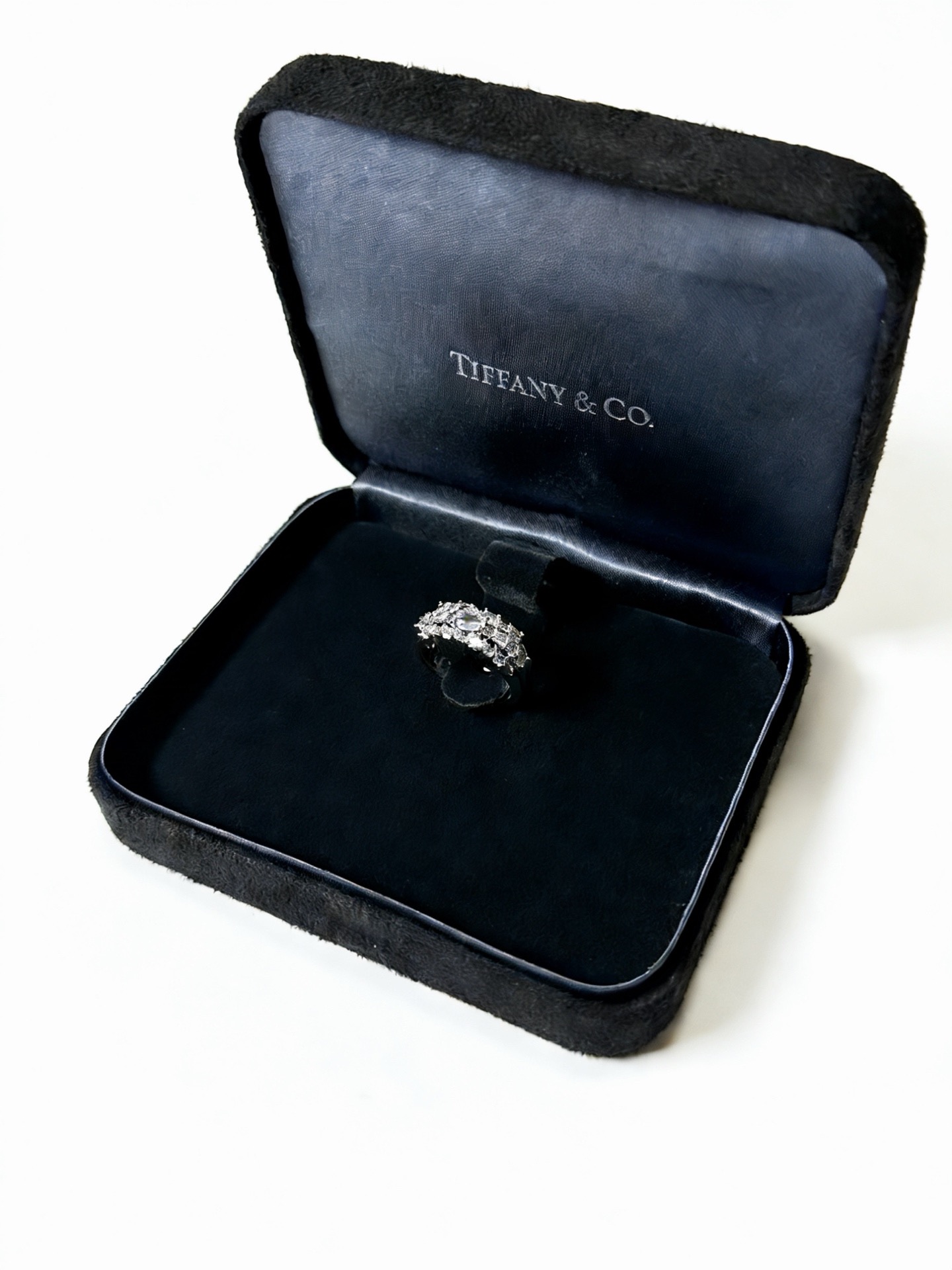 💘Tiffany 蒂芙尼戒指 ✨简约大气百搭 潮流单品 全新升级版 开口戒指（可调节）💓V金镀铂金层 原
