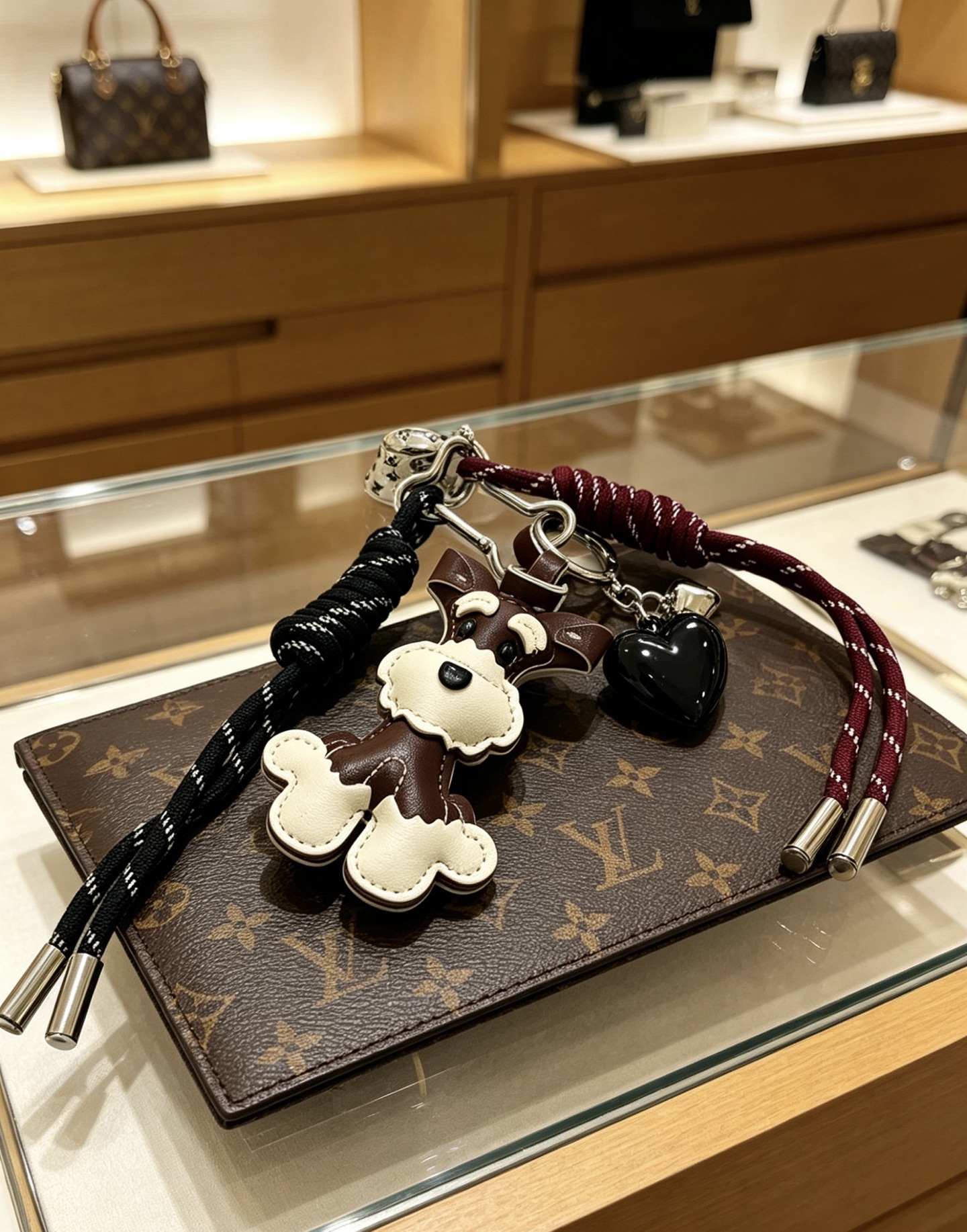 新品发布LV钥匙扣 lv包包扣 最新款包包挂饰档次更高明星同款Anger Forest系列经典款联名设计