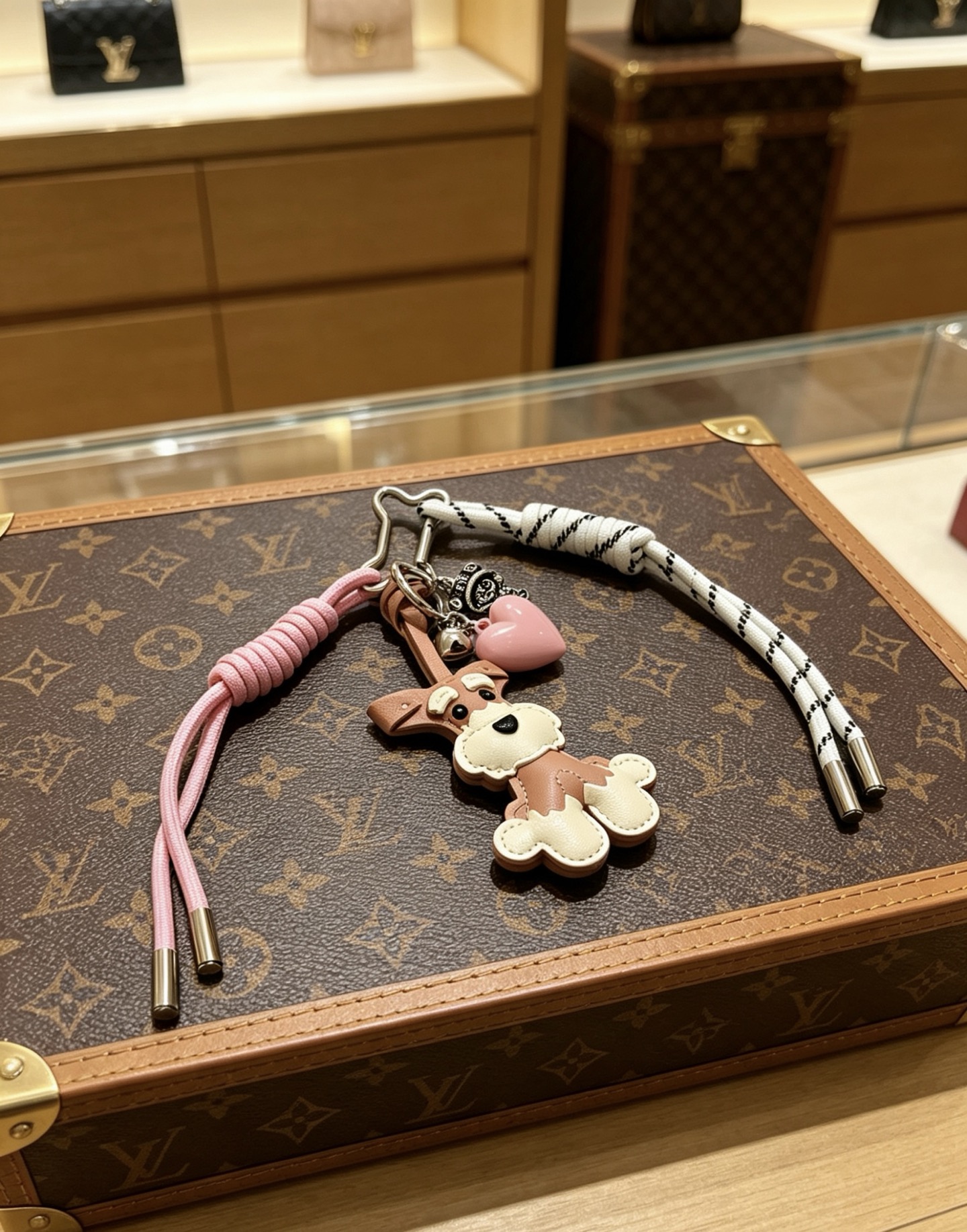 新品发布LV钥匙扣 lv包包扣 最新款包包挂饰档次更高明星同款Anger Forest系列经典款联名设计