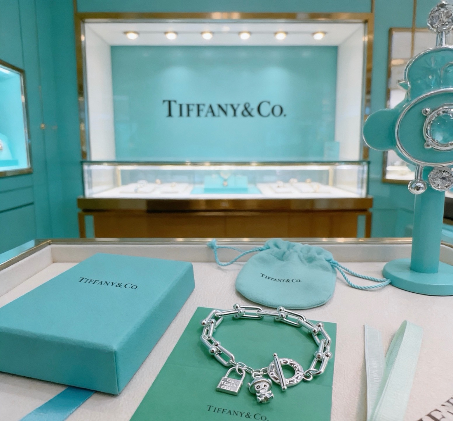 蒂芙尼🩵 TIFFNY&CO. 专柜精工银版本手链   明星同款 复古做旧风 原版复刻 纯手工打造 ～正