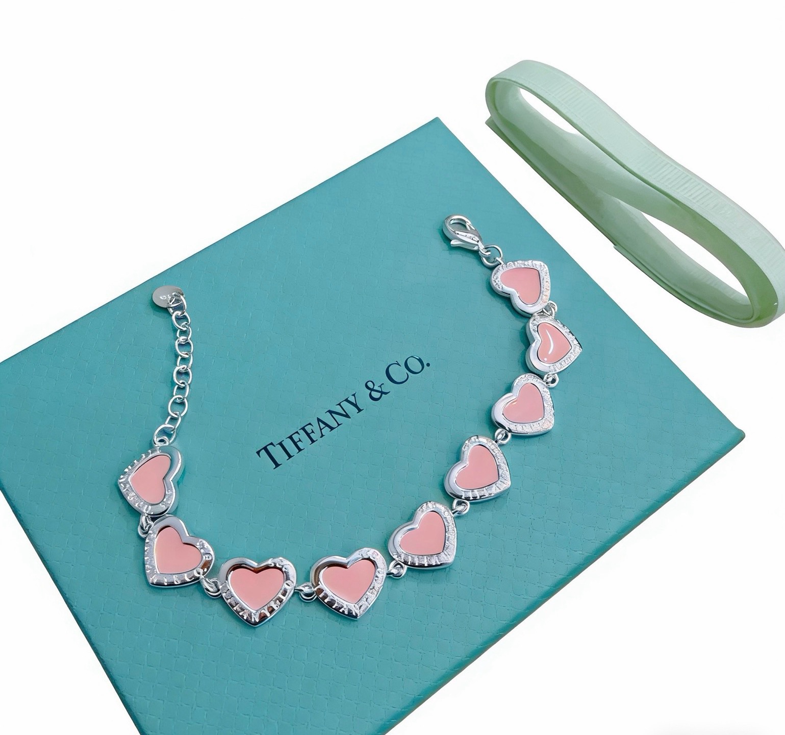 蒂芙尼手链🩵 TIFFNY&CO. 专柜精工银版本手链   明星同款 复古做旧风 原版复刻 纯手工打造 