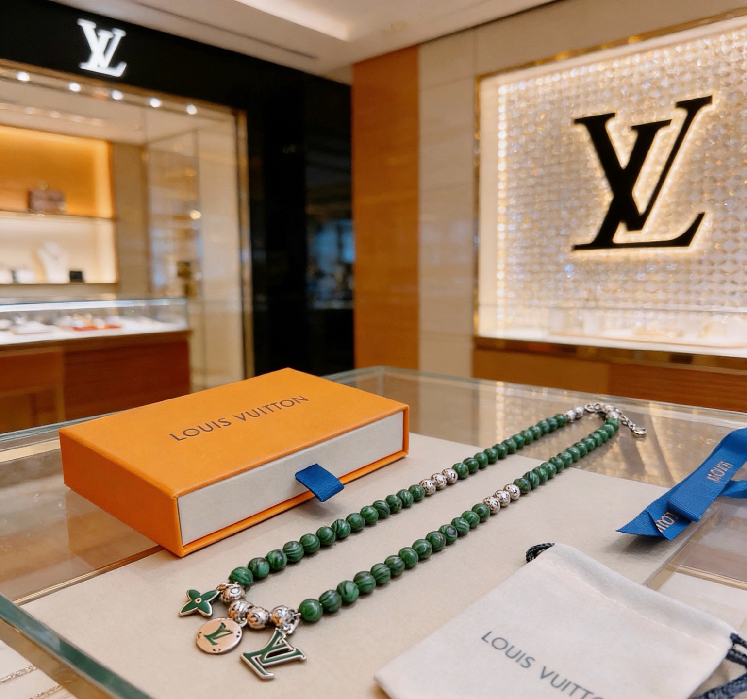 专柜精工版本路易威登LV项链🇷🇼多元素玛瑙泰银风格项链 权志龙明星同款 复古做旧风 原版复刻 纯手工打造