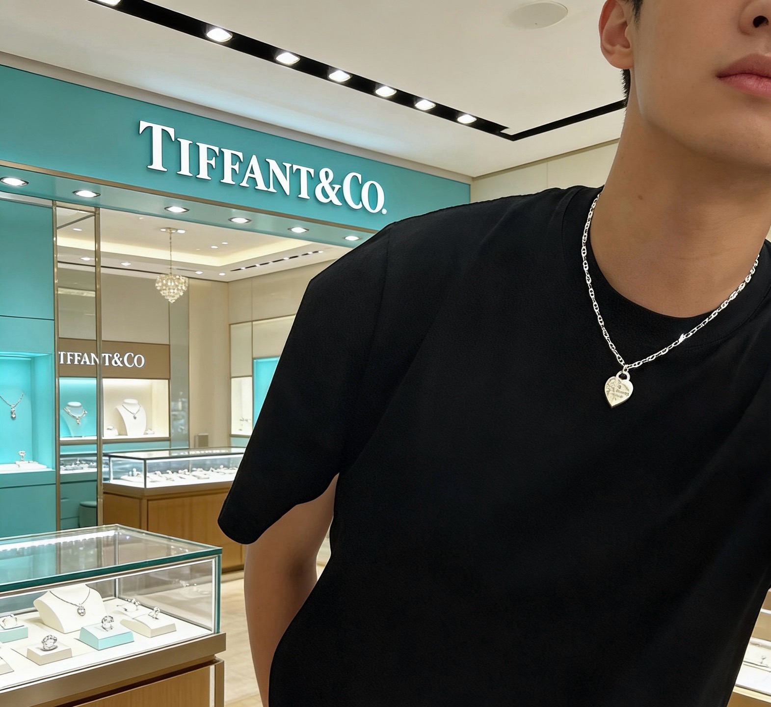 正品新款蒂芙尼项链🩵 TIFFNY&CO. 专柜精工银版本   明星同款 复古做旧风 原版复刻 纯手工打