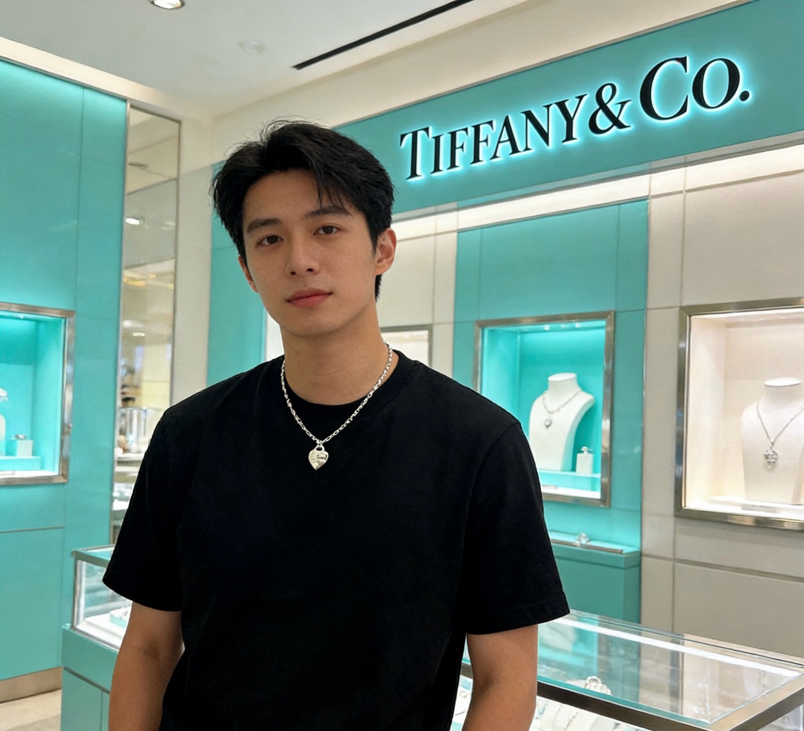 正品新款蒂芙尼项链🩵 TIFFNY&CO. 专柜精工银版本   明星同款 复古做旧风 原版复刻 纯手工打