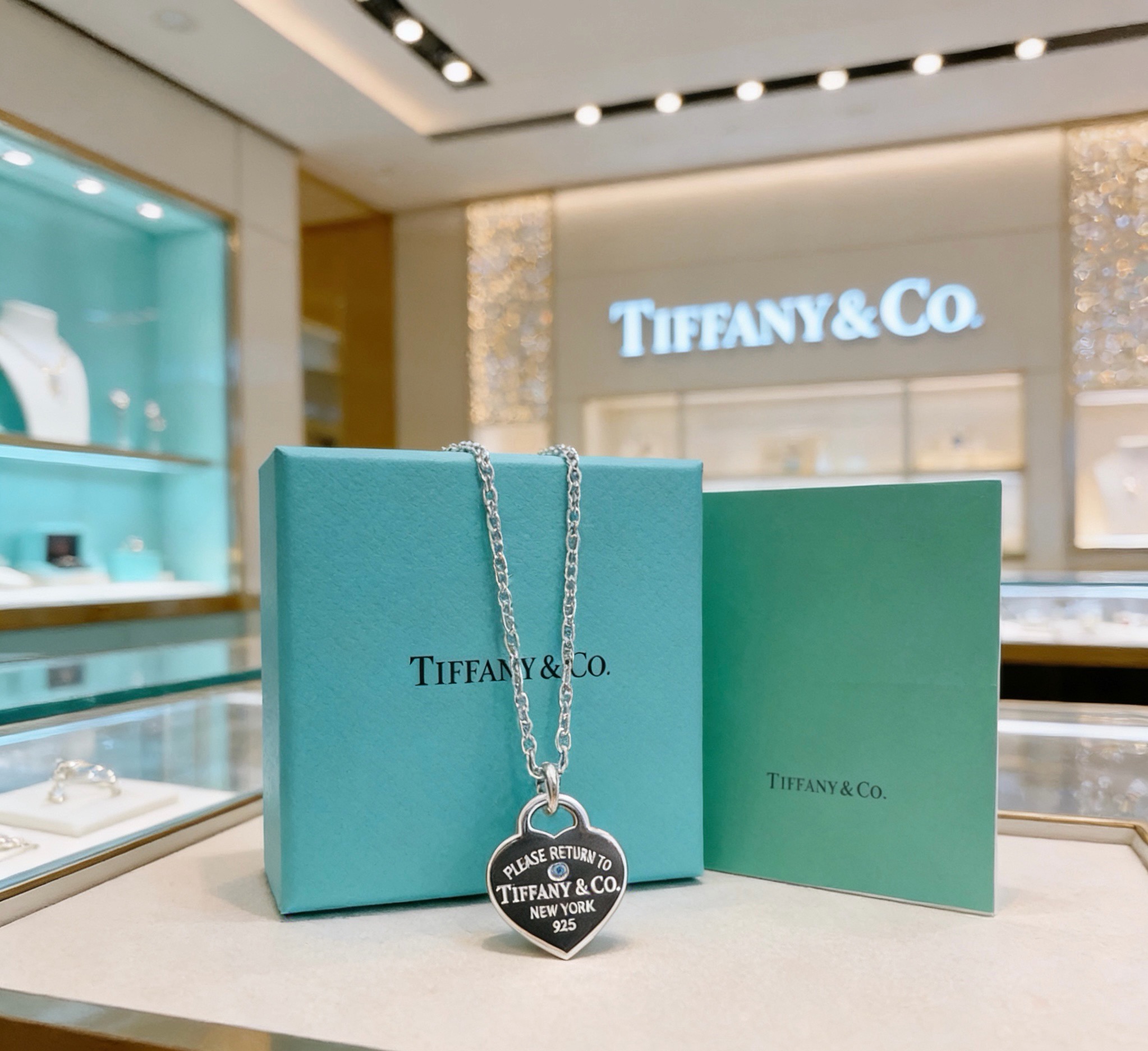 正品新款蒂芙尼项链🩵 TIFFNY&CO. 专柜精工银版本   明星同款 复古做旧风 原版复刻 纯手工打