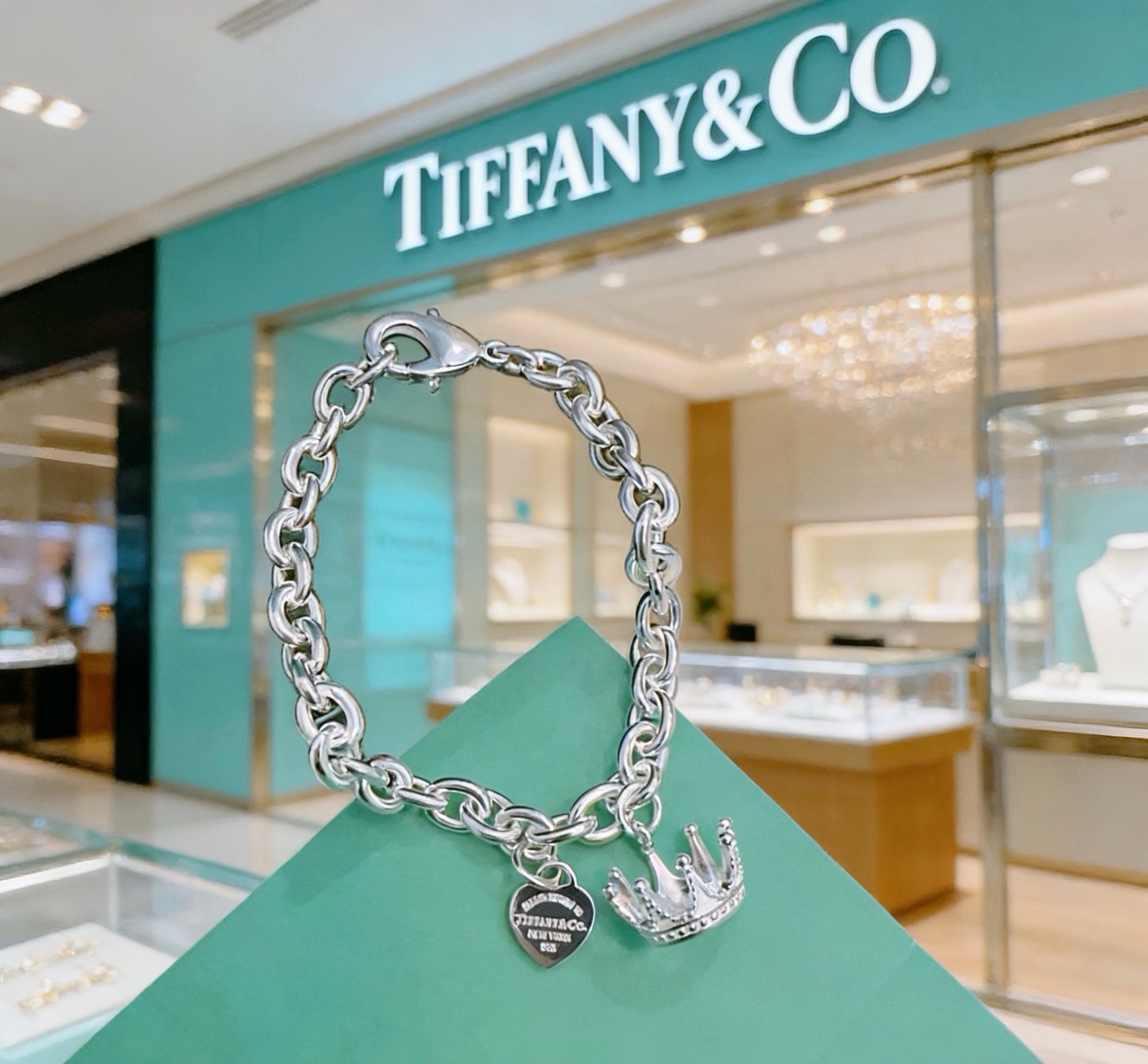 蒂芙尼手链🩵 TIFFNY&CO. 专柜精工银版本手链   明星同款 复古做旧风 原版复刻 纯手工打造 