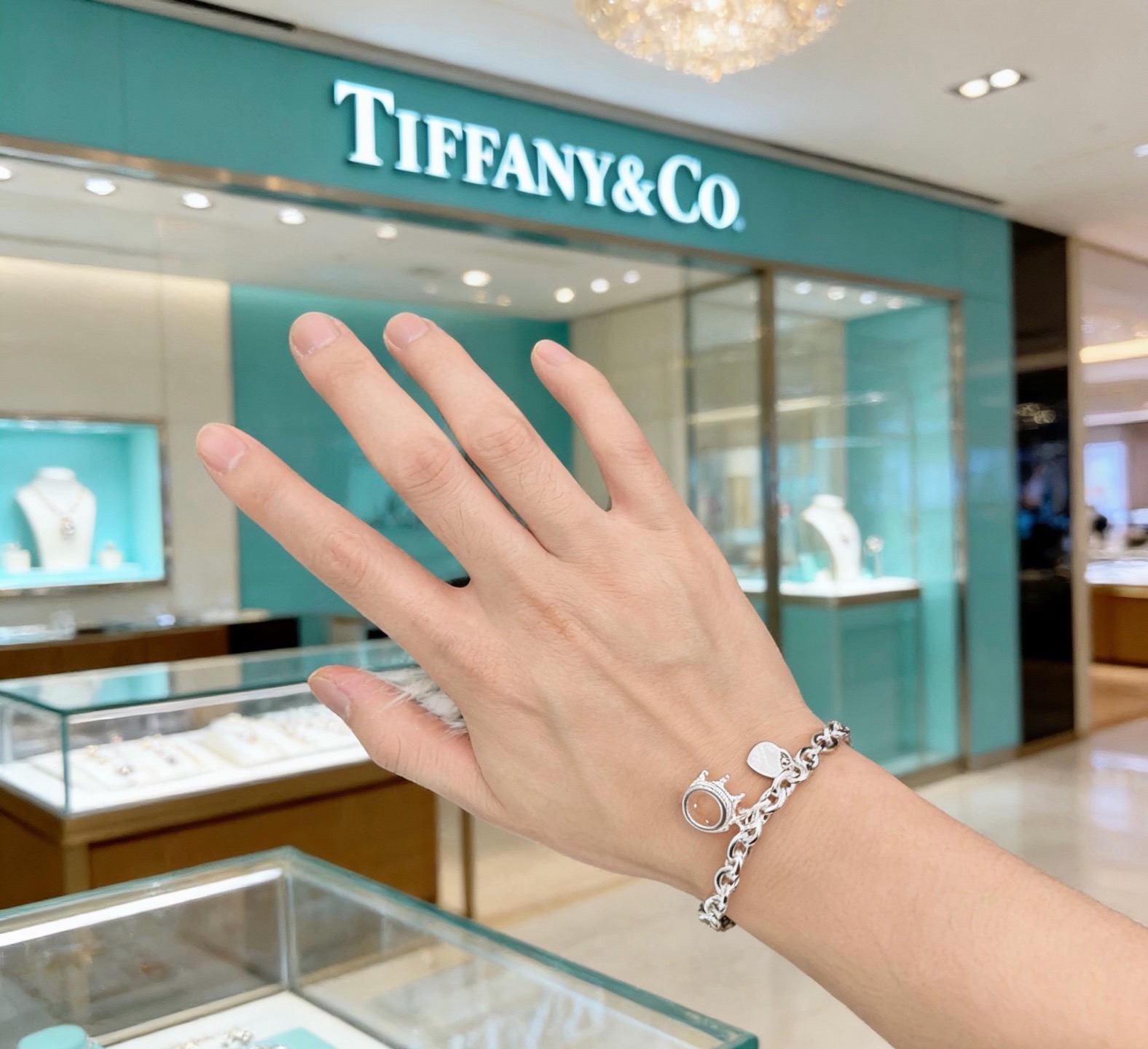 蒂芙尼手链🩵 TIFFNY&CO. 专柜精工银版本手链   明星同款 复古做旧风 原版复刻 纯手工打造 