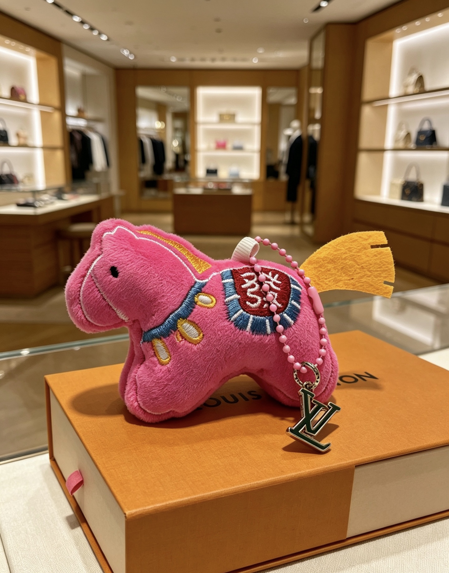 新品发布LV钥匙扣 lv包包扣 最新款包包挂饰档次更高明星同款Anger Forest系列经典款联名设计
