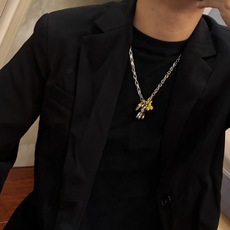 路易威登 LV项链🇷🇼原单货🇷🇼专柜新款开模复古潮流时尚必备 男女均可佩戴 情侣款同款 摇滚朋克泰银风格 路易威登 LV项链🇷🇼原单货🇷🇼专柜新款开模复古潮流时尚必备 男女均可佩戴 情侣款同款 摇滚朋克泰银风格