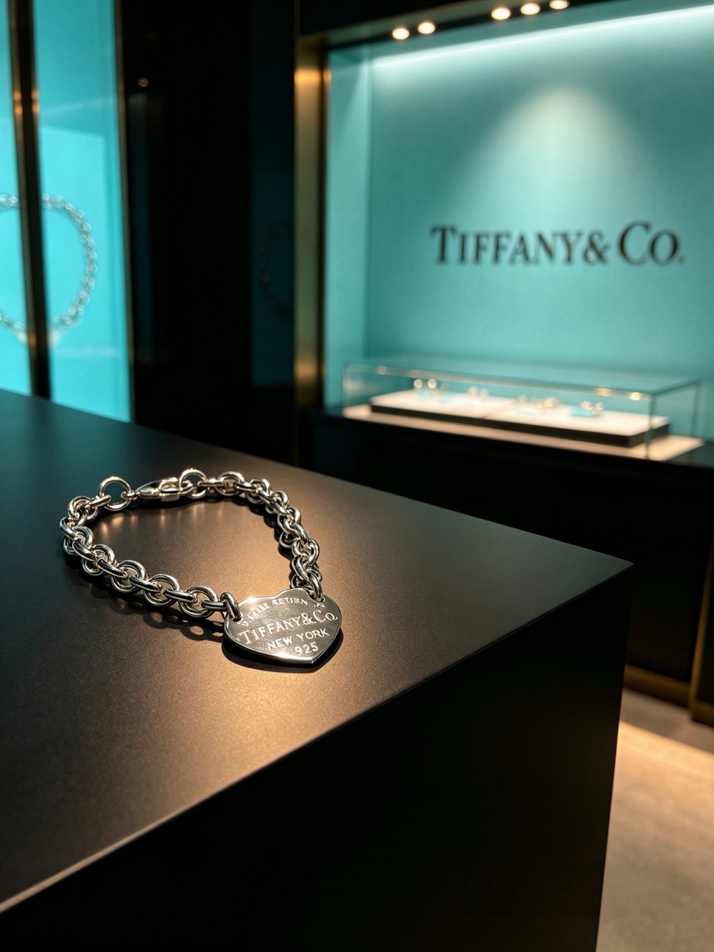 蒂芙尼手链🩵 TIFFNY&CO. 专柜精工银版本   明星同款 复古做旧风 原版复刻 纯手工打造 ～正