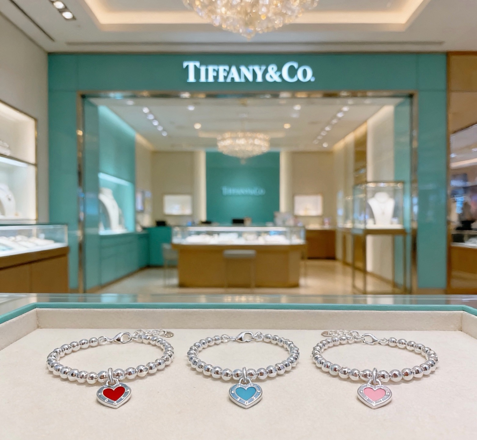 蒂芙尼🩵 TIFFNY&CO. 专柜精工银版本手链   明星同款 复古做旧风 原版复刻 纯手工打造 ～正