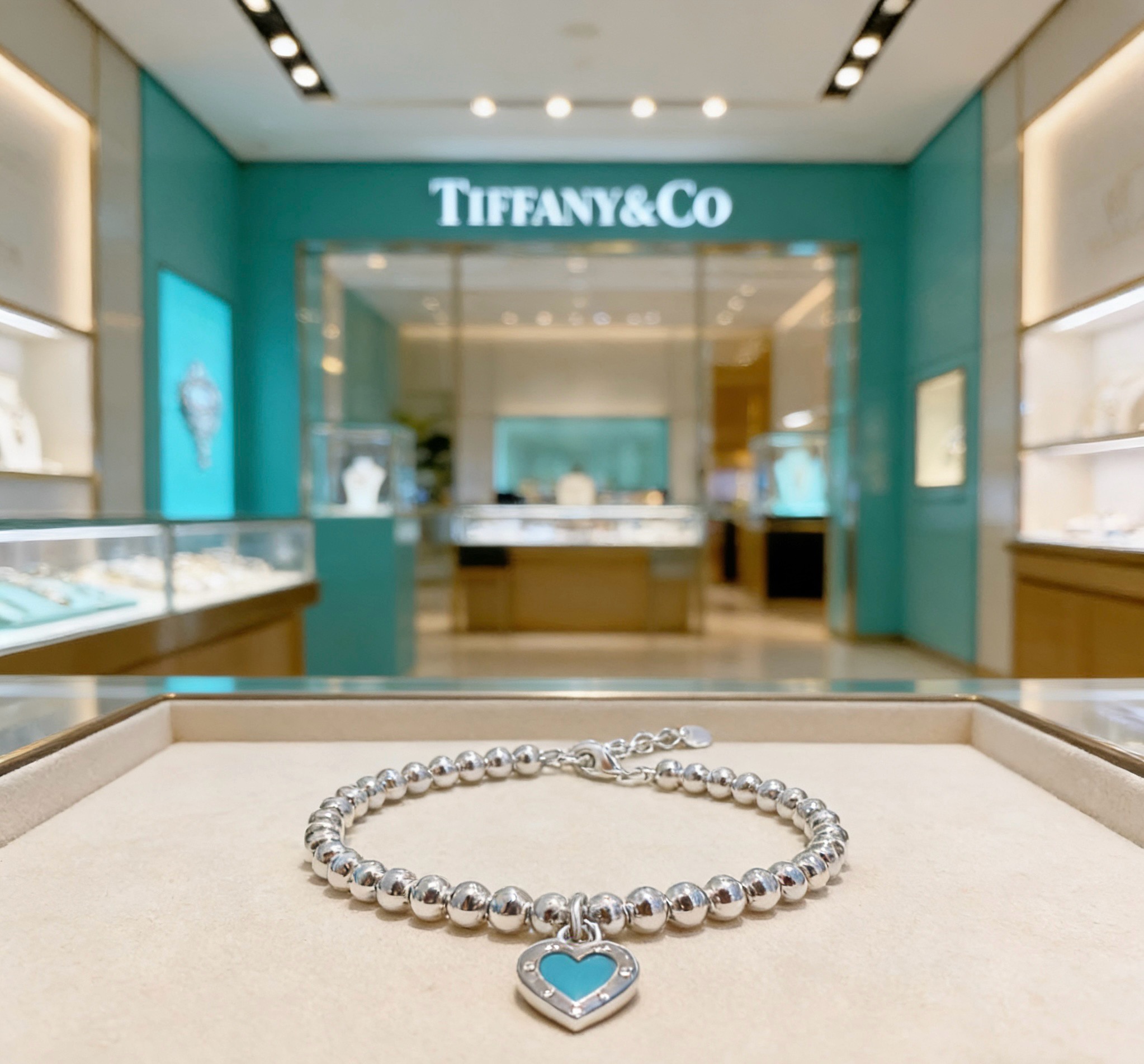 蒂芙尼🩵 TIFFNY&CO. 专柜精工银版本手链   明星同款 复古做旧风 原版复刻 纯手工打造 ～正