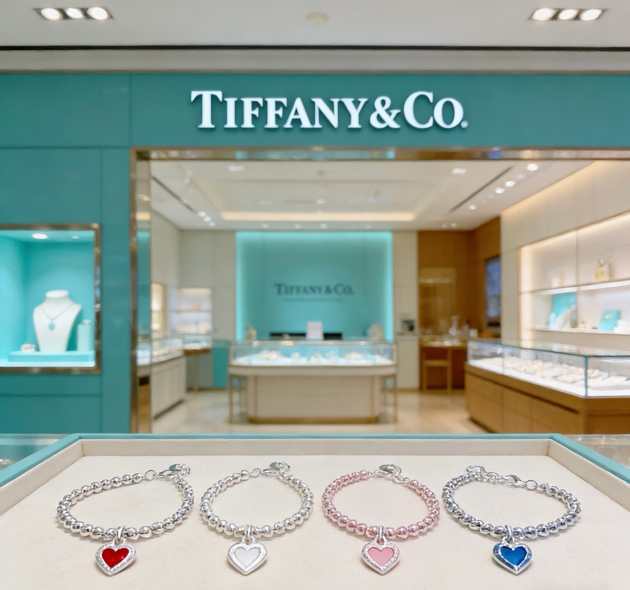 蒂芙尼🩵 TIFFNY&CO. 专柜精工银版本手链   明星同款 复古做旧风 原版复刻 纯手工打造 ～正