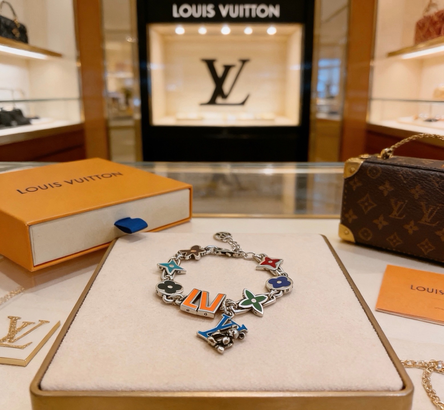 路易威登 Louis Vuitton 传世高定珠宝耳环项链戒指首饰 #FF5A5635 9