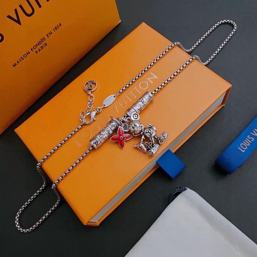 路易威登 Louis Vuitton 传世高定珠宝耳环项链戒指首饰 #31C04706 5