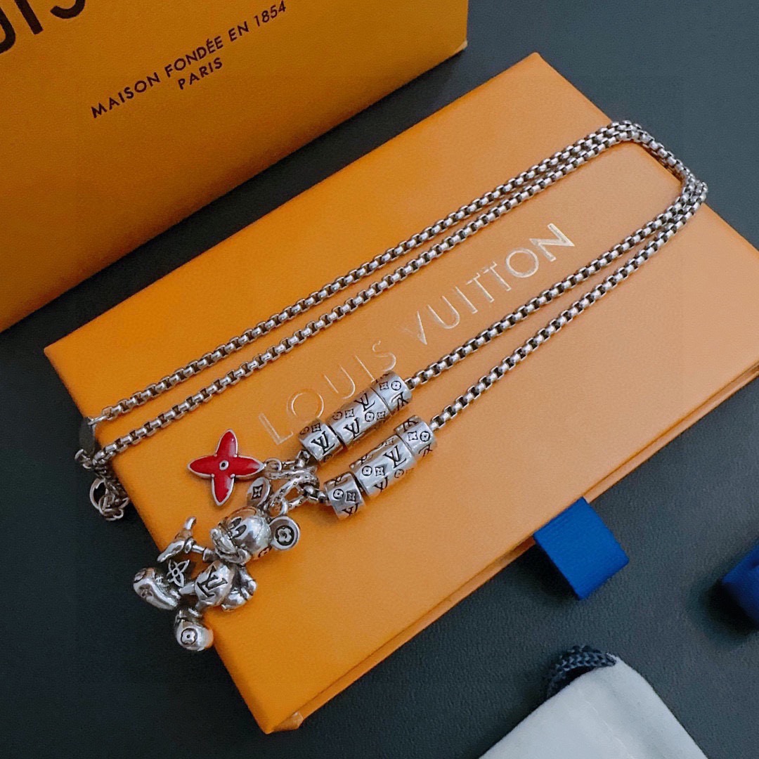 路易威登 Louis Vuitton 传世高定珠宝耳环项链戒指首饰 #31C04706 8