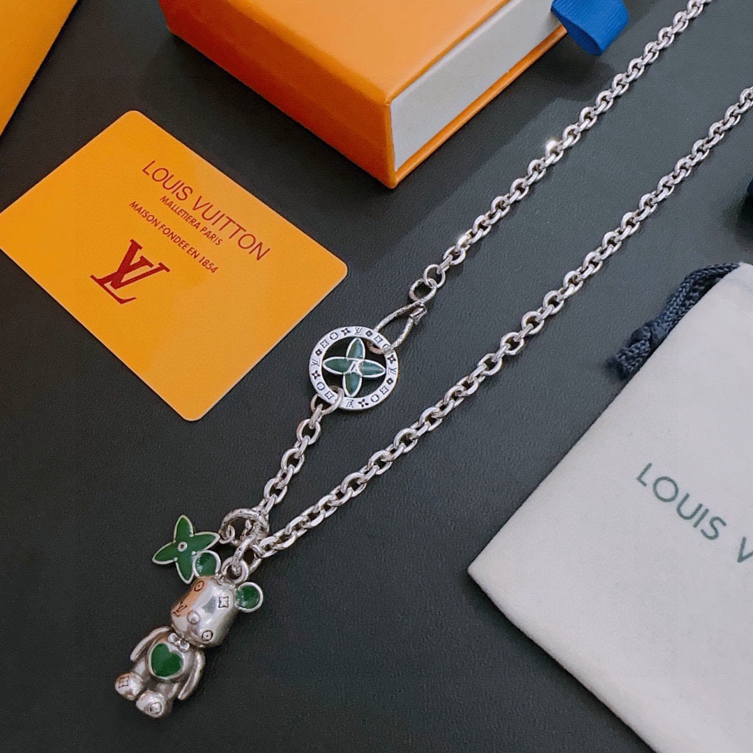 路易威登 Louis Vuitton 传世高定珠宝耳环项链戒指首饰 #65BB6DF8 3