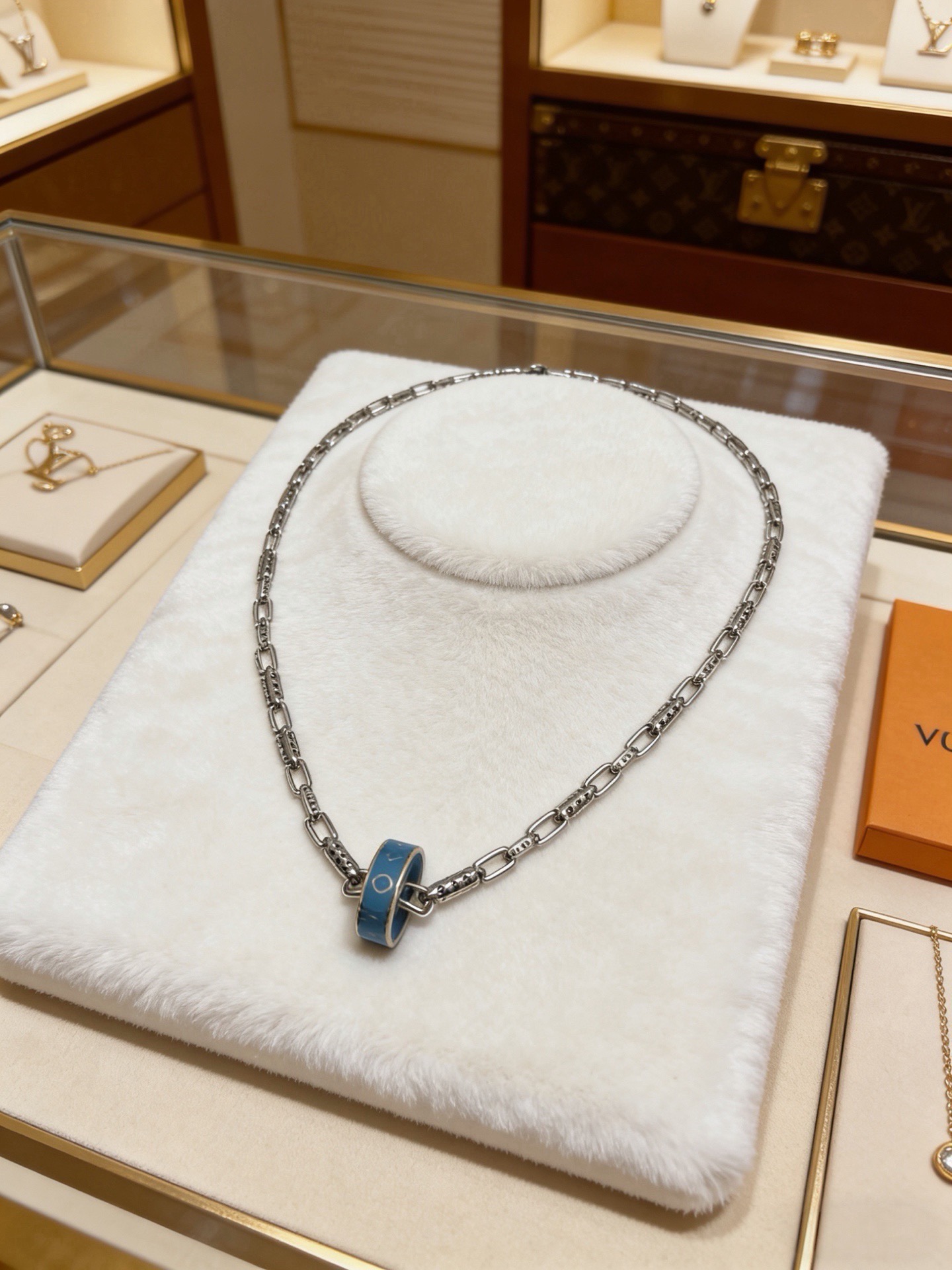 路易威登 Louis Vuitton 传世高定珠宝耳环项链戒指首饰 #56984F65 6