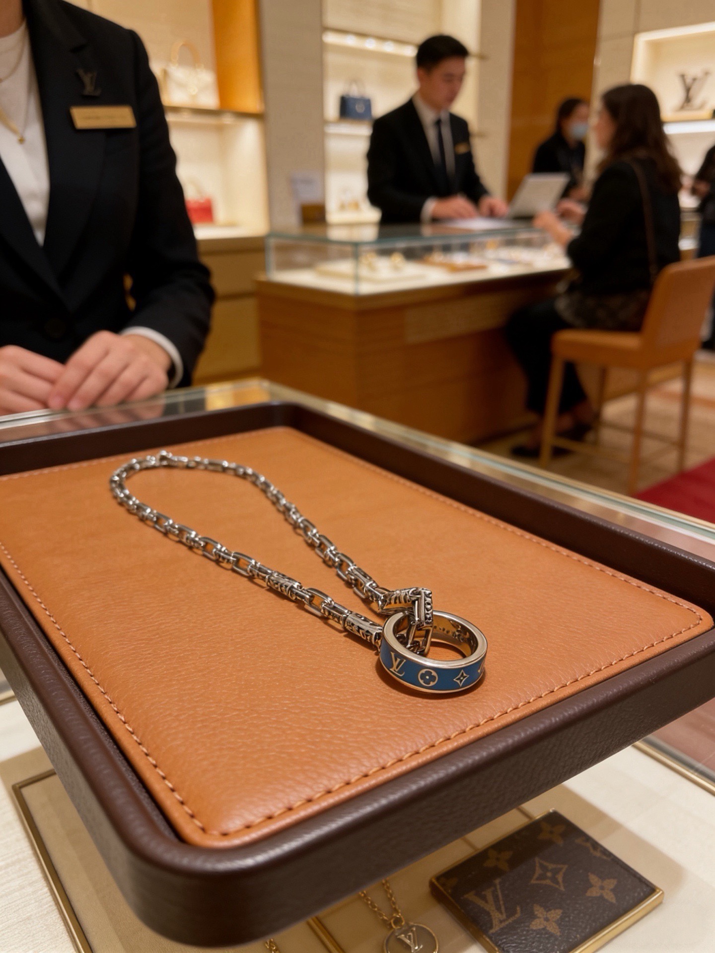 路易威登 Louis Vuitton 传世高定珠宝耳环项链戒指首饰 #56984F65 7
