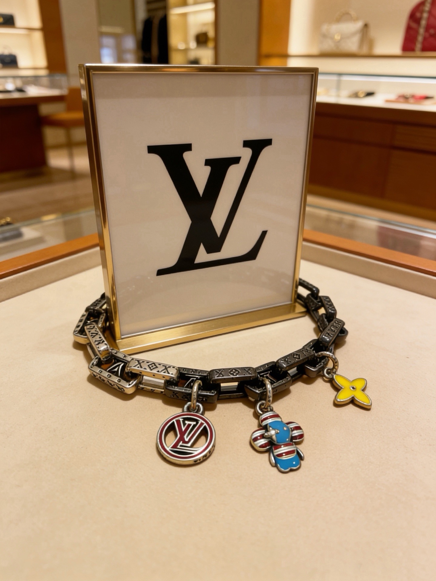路易威登 Louis Vuitton 传世高定珠宝耳环项链戒指首饰 #AE005556 5