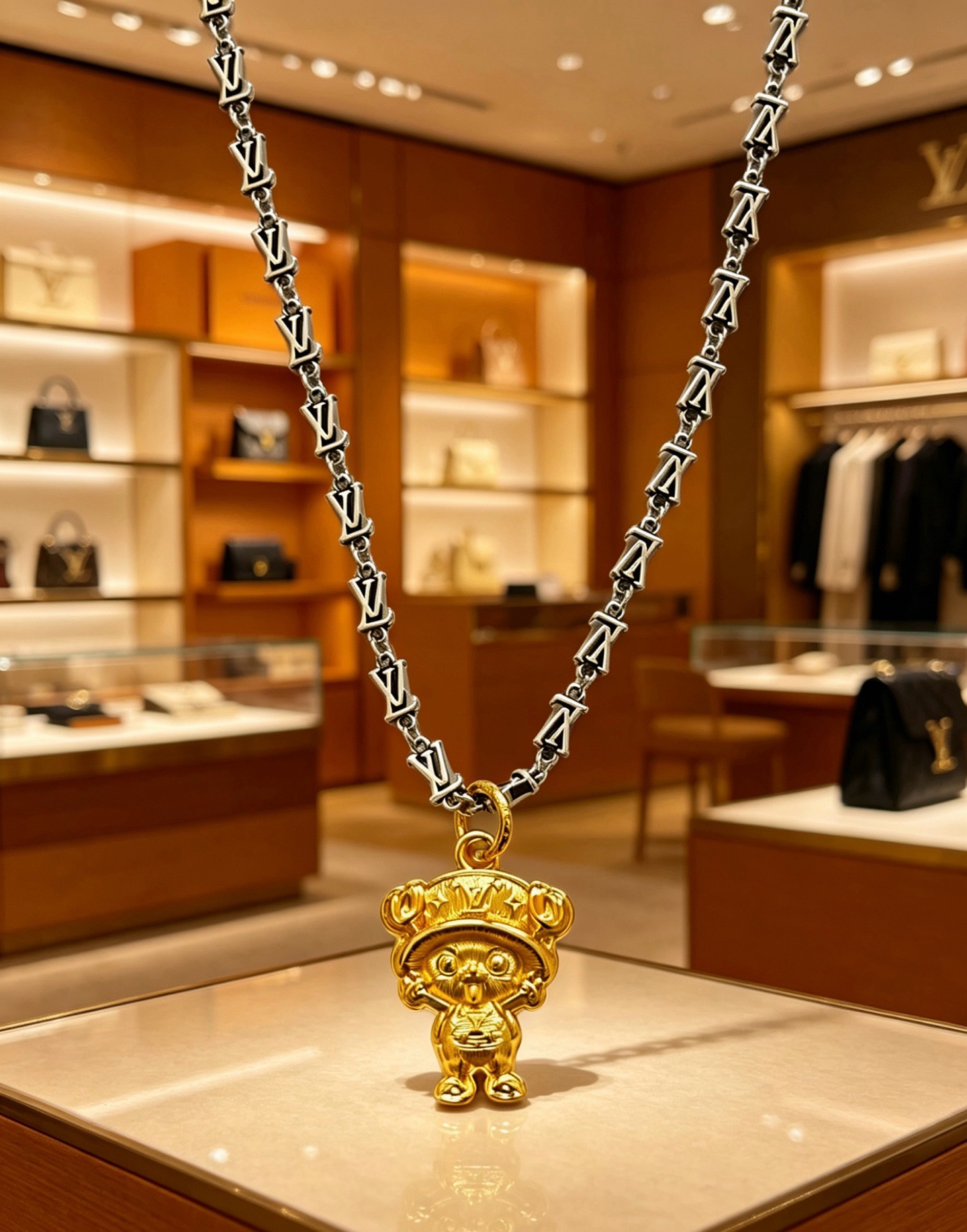 路易威登 Louis Vuitton 传世高定珠宝耳环项链戒指首饰 #773D1F48 8