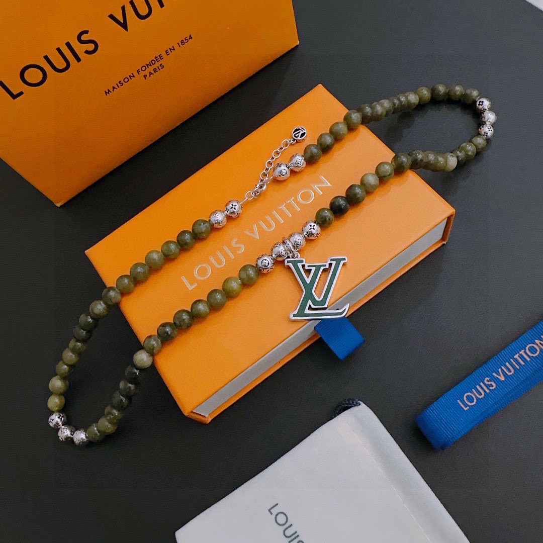 路易威登 Louis Vuitton 传世高定珠宝耳环项链戒指首饰 #494B43A7 6