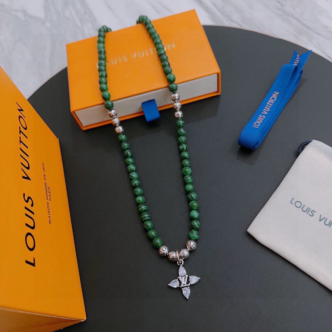 路易威登 Louis Vuitton 传世高定珠宝耳环项链戒指首饰 #6097AECF 4